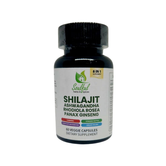 Soulful Herbs & Spices Shilajit 8in1 Supplement 60