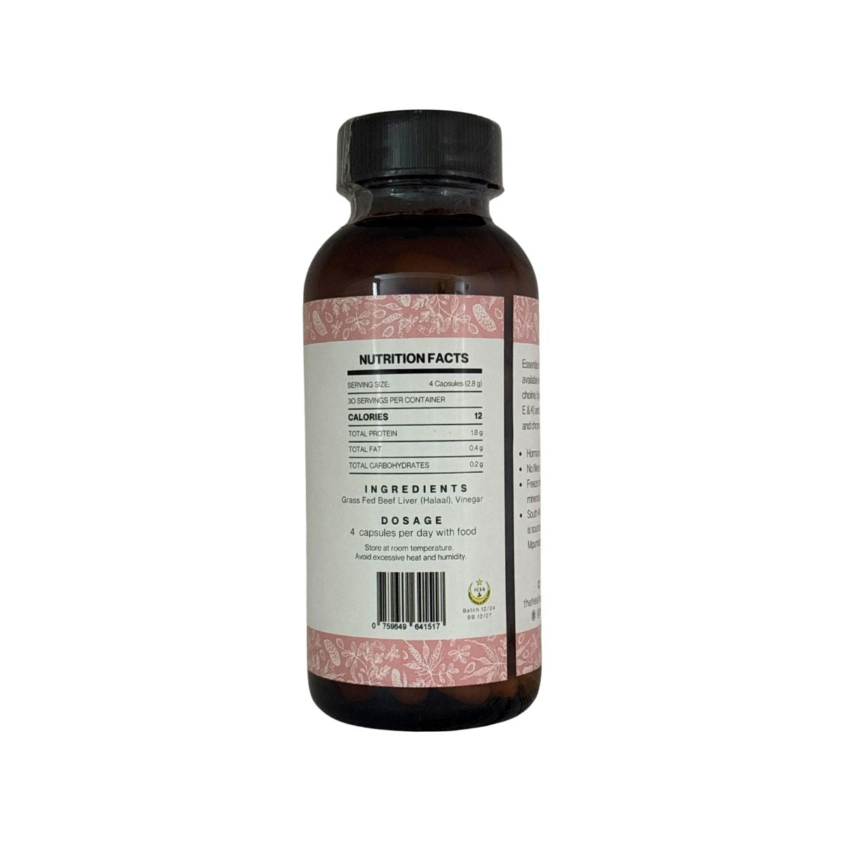 The Healing Alchemist Beef Liver 120