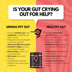 Vitamin G GutShield+ 650g may support digestion, gut balance, and daily vitality with probiotics, collagen, vitamins, and clean natural ingredients.