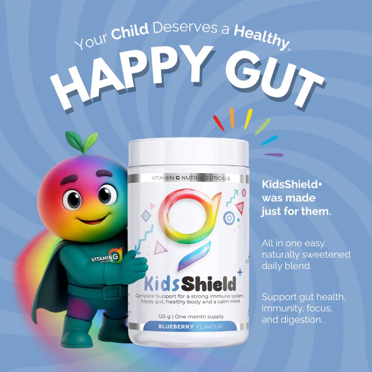 Vitamin G KidsShield+ 350g - Support for strong immune, happy gut and healthy body