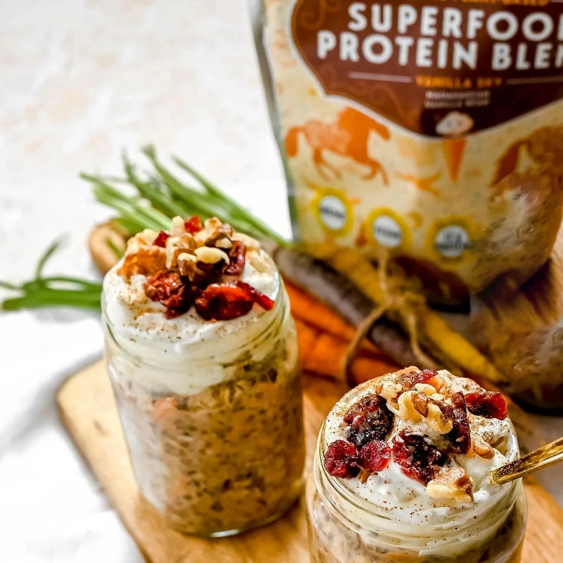 Wazoogles Superfood protein smoothie blend Vanilla Sky Flavor Serving Ideas